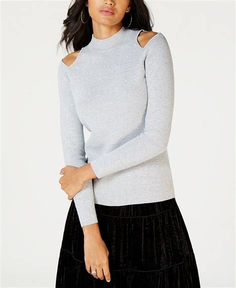 michael michael kors cold shoulder sweater 